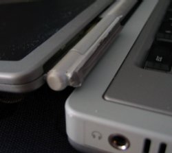 A broken display hinge on a 15-inch TiBook